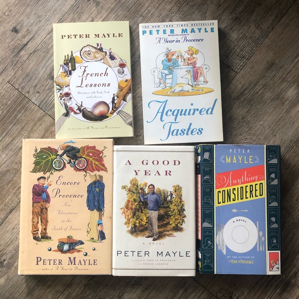Set of 5 Peter Mayle Books